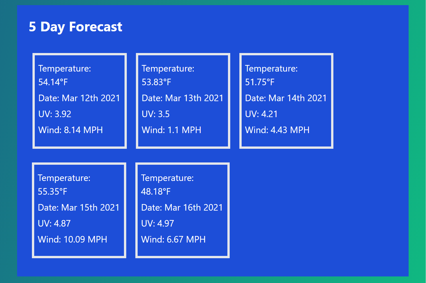 Weather App
